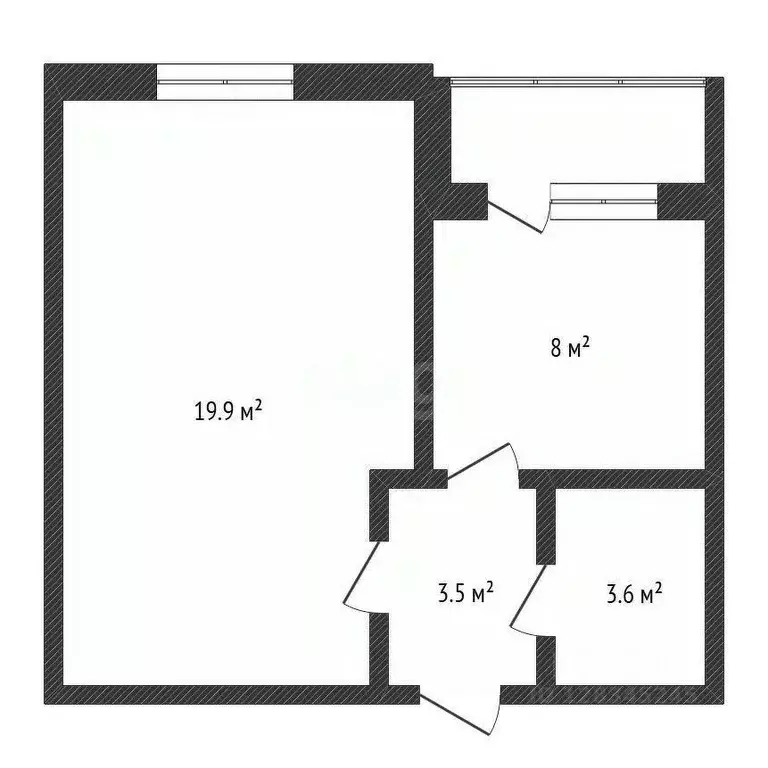 1-к кв. Нижегородская область, Нижний Новгород Таганская ул., 8к3 ... - Фото 1