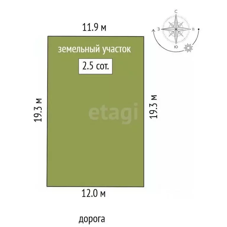 Участок в Ростовская область, Мясниковский район, Красный Крым хут. ... - Фото 2
