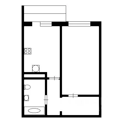 1-к кв. Москва ул. Герасима Курина, 20 (44.0 м) - Фото 1