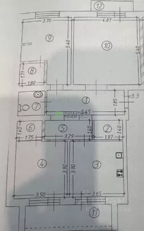 3-к кв. Астраханская область, Астрахань ул. Сен-Симона, 42к1 (100.0 м) - Фото 2