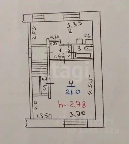 1-к кв. Иркутская область, Иркутск ул. Демьяна Бедного, 36 (37.0 м) - Фото 2