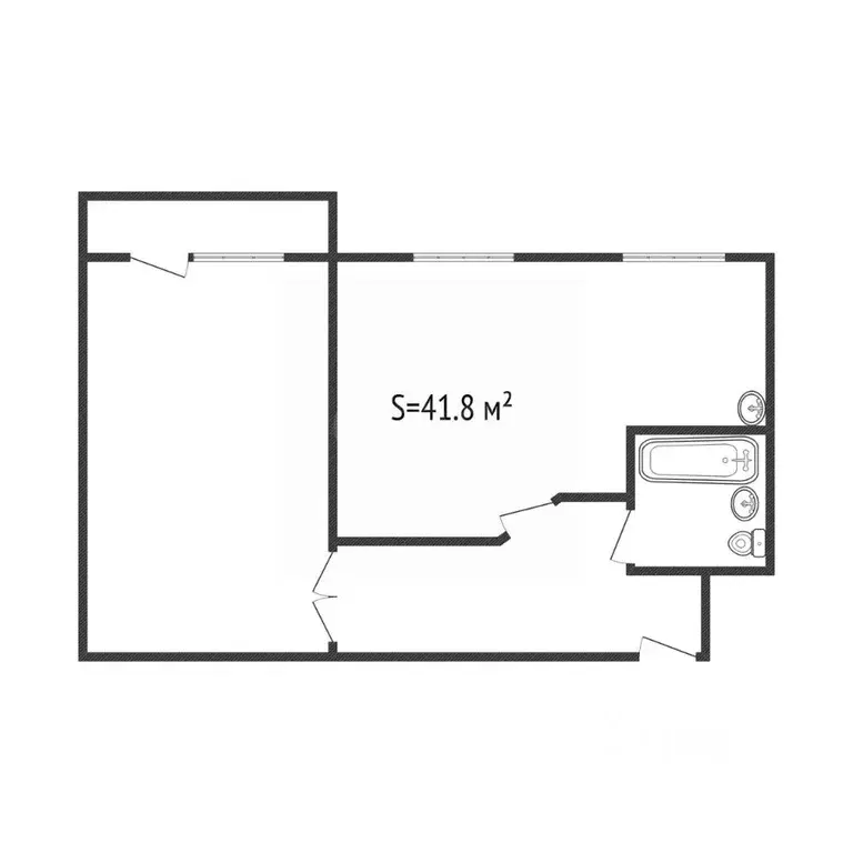 2-к кв. Алтайский край, Бийск ул. Декабристов, 23 (41.8 м) - Фото 2