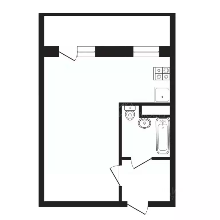 Студия Тюменская область, Тюменский муниципальный округ, д. Патрушева ... - Фото 2