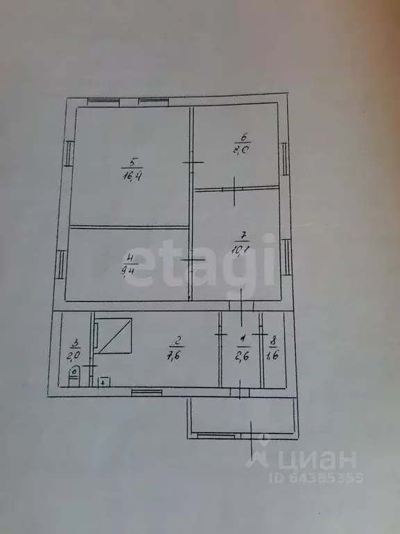 Дом в Алтайский край, Новоалтайск ул. 2-я Совхозная, 34 (58 м) - Фото 2