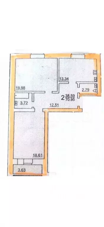 2-к кв. Воронежская область, Воронеж ул. Хользунова, 48 (71.0 м) - Фото 2