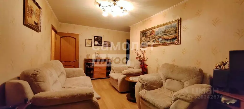 3-к кв. Московская область, Подольск Климовск мкр, ул. Западная, 12 ... - Фото 2