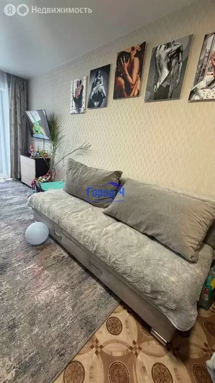 1-комнатная квартира: Чебоксары, улица Композитора Максимова, 7 (30.8 ... - Фото 2