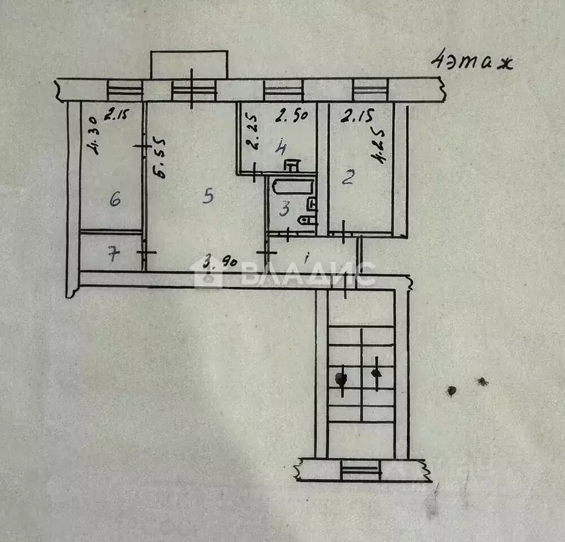 3-к кв. Бурятия, Улан-Удэ Октябрьская ул., 6 (52.2 м) - Фото 1