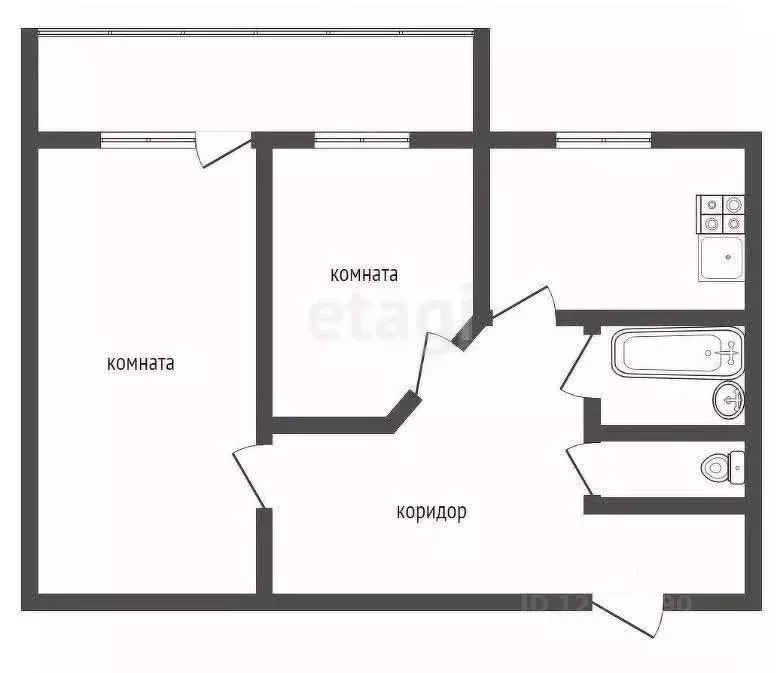 2-к кв. Воронежская область, Воронеж Московский просп., 114 (62.2 м) - Фото 1
