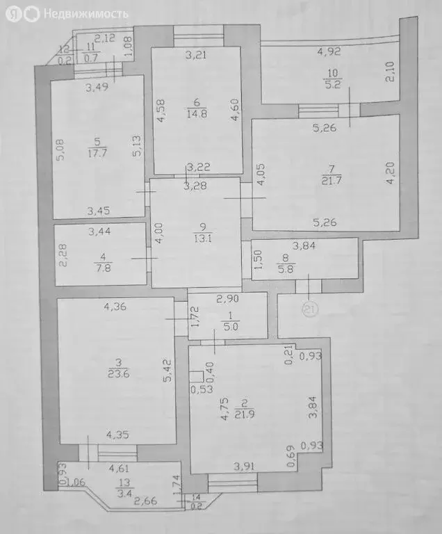 4-комнатная квартира: Казань, Бойничная улица, 5 (142 м) - Фото 0
