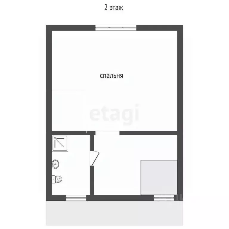 Дом в Томская область, Томский район, с. Корнилово пер. Надежды (67 м) - Фото 2