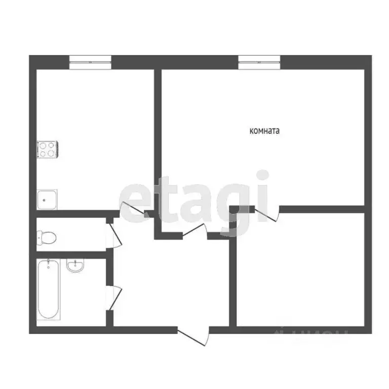 1-к кв. Москва ул. Маршала Катукова, 22к1 (39.1 м) - Фото 2