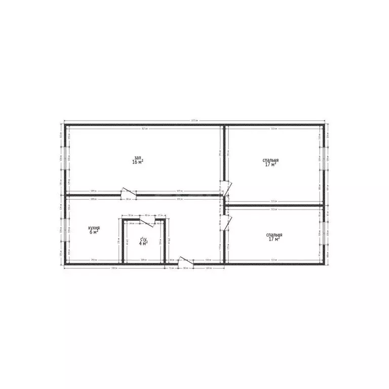 3-комнатная квартира: Махачкала, Ташкентская улица, 13А (59.6 м) - Фото 1