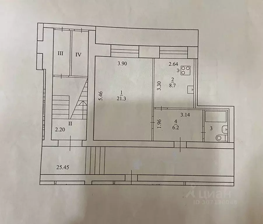 1-к кв. архангельская область, архангельск первых пятилеток мкр, ул. . - Фото 0