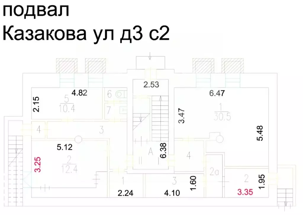 Помещение свободного назначения в Москва ул. Казакова, 3С2 (506 м) - Фото 2