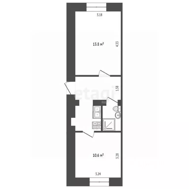2-к кв. Владимирская область, Петушинский район, Пекшинское ... - Фото 2