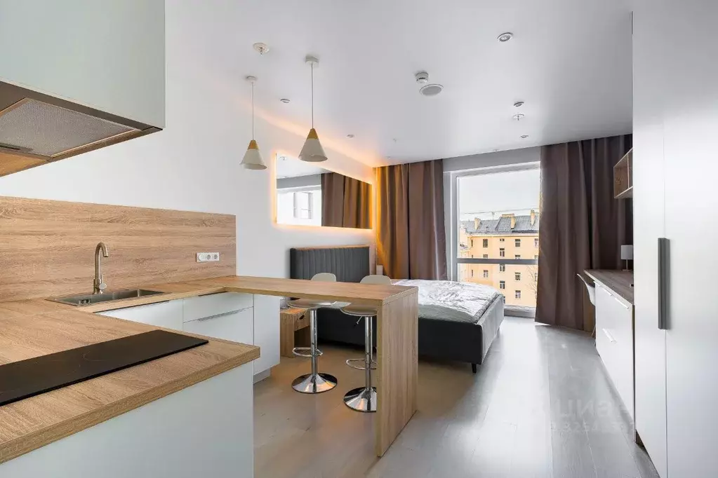 Студия Санкт-Петербург Социалистическая ул., 21 (26.3 м) - Фото 1