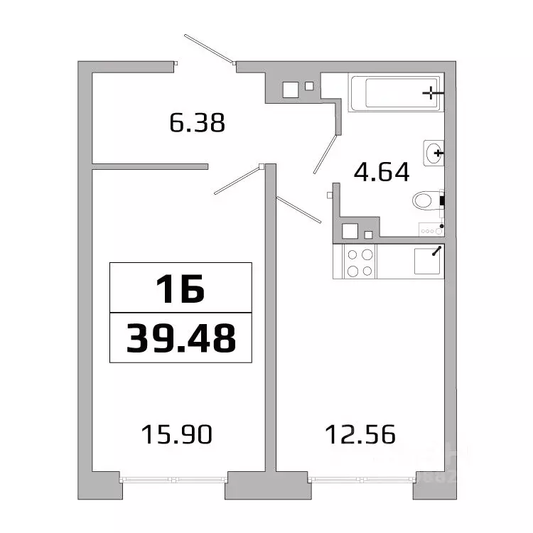 1-к кв. Иркутская область, Иркутск ИВАТУ городок, Авиатор жилой ... - Фото 1