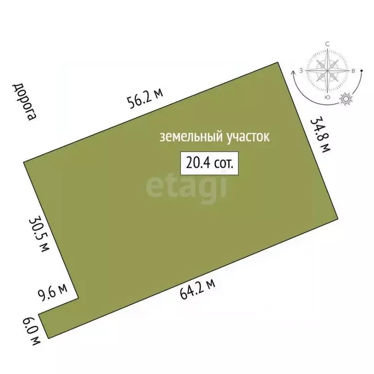 Участок в Белгородская область, Белгородский район, Новосадовское ... - Фото 2