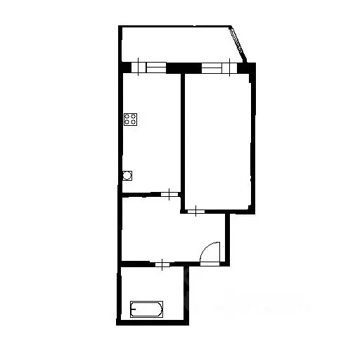 1-к кв. Татарстан, Казань ул. Аделя Кутуя, 110Б (50.0 м) - Фото 2
