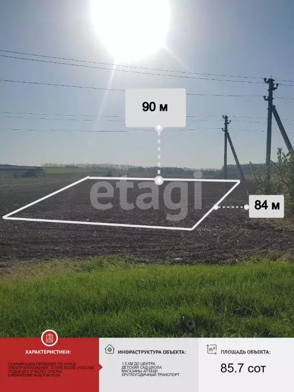 Участок в Белгородская область, Красногвардейский район, Ливенское ... - Фото 1