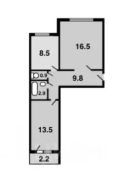 2-к кв. Москва проезд Досфлота, 3 (52.0 м) - Фото 1