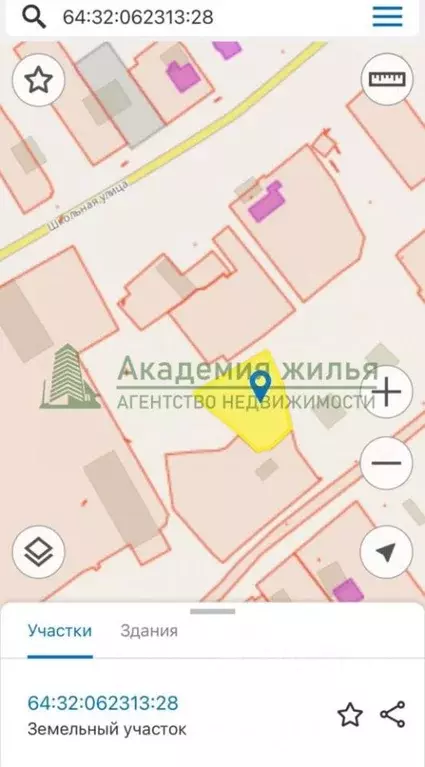 Участок в Саратовская область, с. Поповка ул. Мирная, 12 (9.0 сот.) - Фото 1