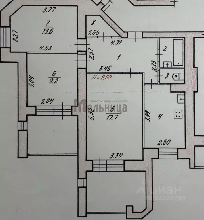 3-к кв. Волгоградская область, Волгоград Шауляйская ул., 2а (73.2 м) - Фото 2