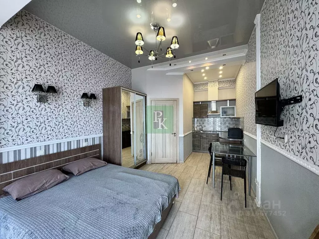 Студия Крым, Алушта ул. Набережная, 16И (31.7 м) - Фото 0