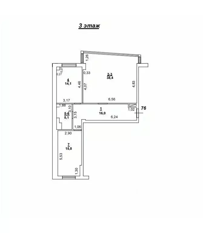 3-к кв. Ростовская область, Ростов-на-Дону Очаковская ул., 39 (90.0 м) - Фото 0