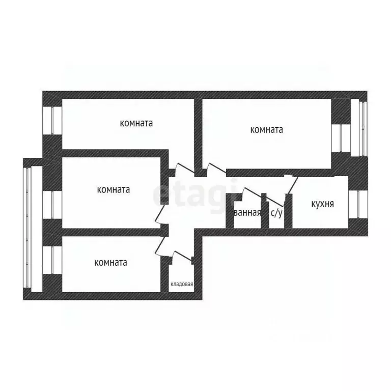 Дом в Курганская область, Курган пос. Ключи, ул. Круговая, 11 (107 м) - Фото 2