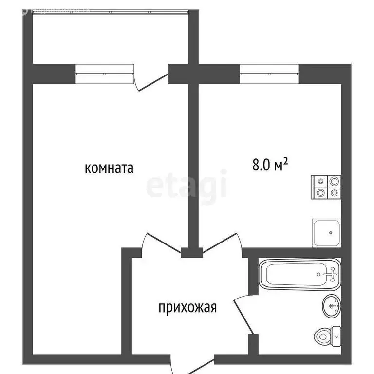 1-комнатная квартира: Ярославль, жилой район Липовая Гора, Малая ... - Фото 0