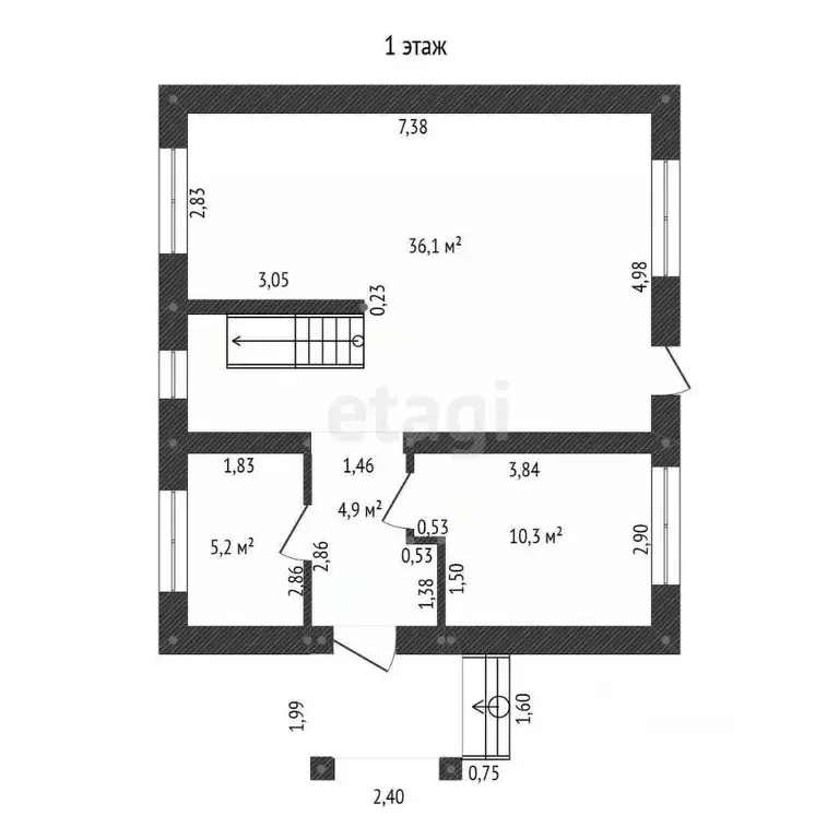 Дом в Башкортостан, Уфимский район, Жуковский сельсовет, д. Мармылево ... - Фото 2