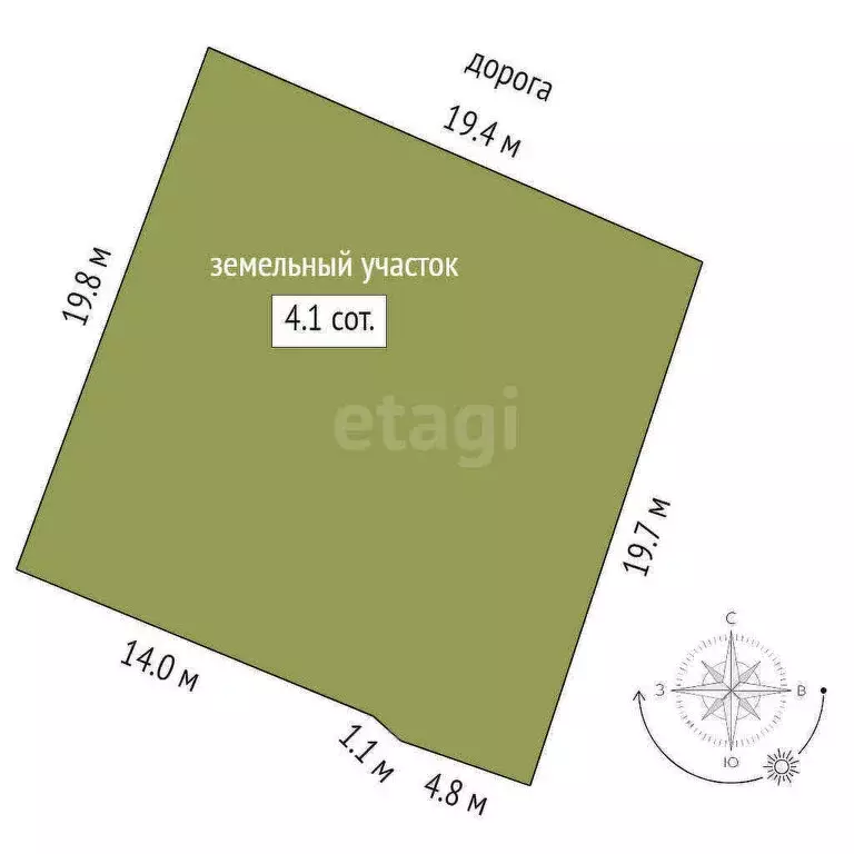 Дом в Тюмень, СНТ Строитель-3, Олимпийская улица (30 м) - Фото 1