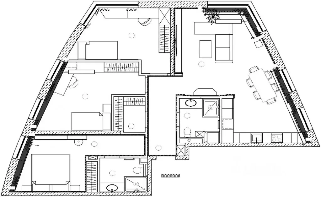 4-к кв. Москва ул. Лобачевского, 120к1 (108.4 м) - Фото 2