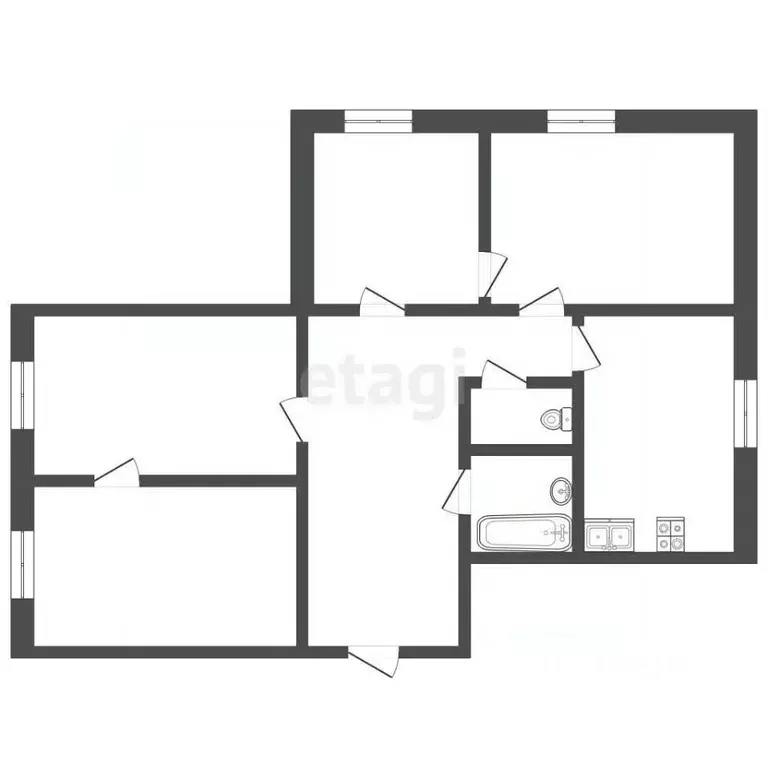 Комната Московская область, Серпухов ул. Народного Ополчения, 39/15 ... - Фото 1