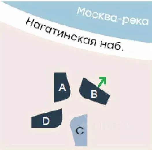 Помещение свободного назначения в Москва Нагатинская наб., 10А (61 м) - Фото 1