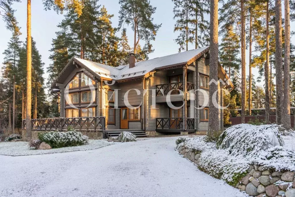 Коттедж в Ленинградская область, Приозерский район, пос. Сосново ул. ... - Фото 1