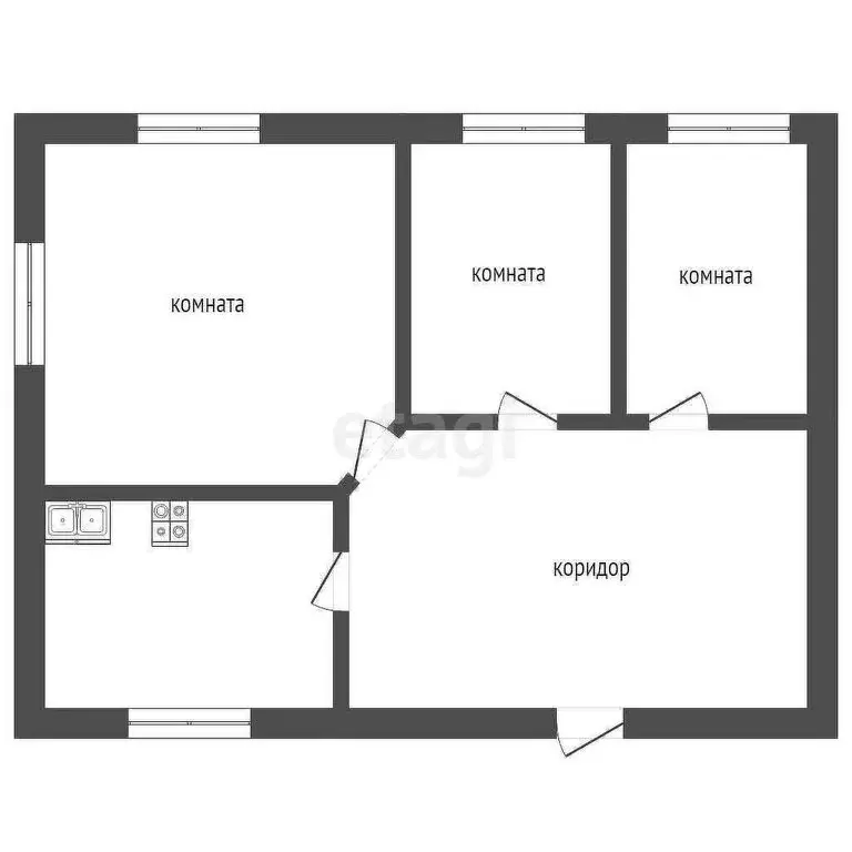 Дом в Чуртан, Береговая улица (130.5 м) - Фото 1