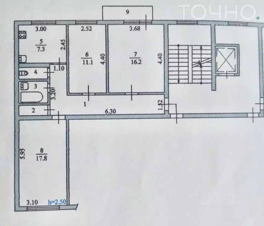 3-к кв. Пензенская область, Пенза ул. Кижеватова, 3 (70.5 м) - Фото 0