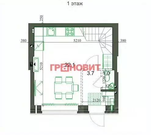 Таунхаус в Новосибирская область, Новосибирский район, Мичуринский ... - Фото 1