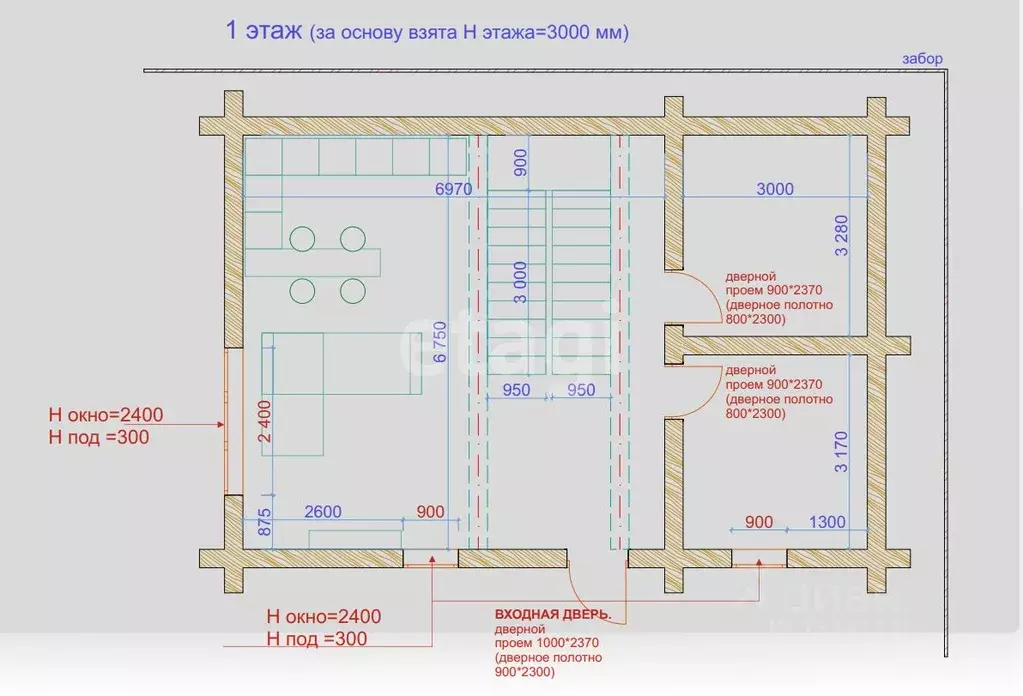 Дом в Ульяновская область, Чердаклинский район, Красноярское с/пос, с. ... - Фото 2