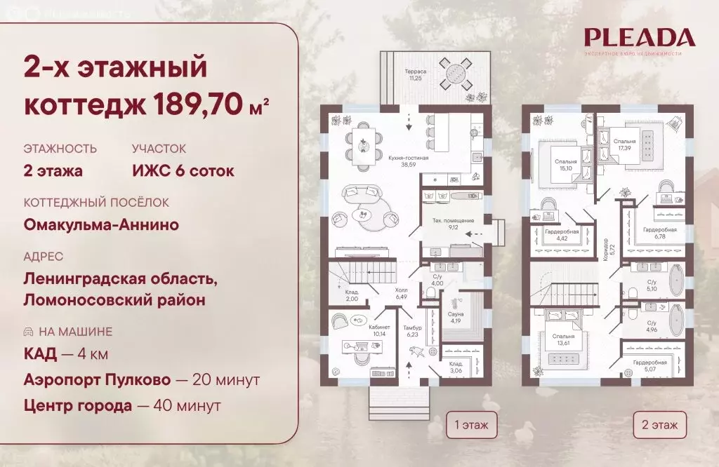 Дом в Аннинское городское поселение, деревня Пески, Волховский ... - Фото 1