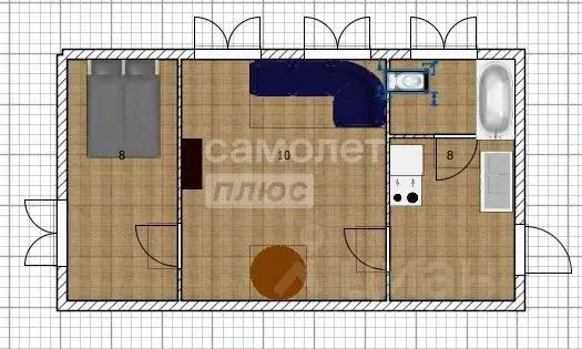 2-к кв. Алтайский край, Бийск Андреевская ул., 81 (36.8 м) - Фото 2