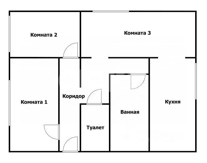 3-к кв. Адыгея, Майкопский район, пос. Каменномостский ул. Гагарина ... - Фото 2