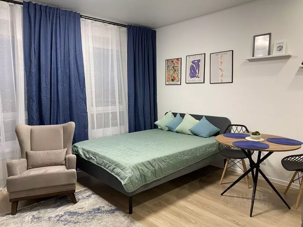 Студия Москва 1-й Грайвороновский проезд, 13к1 (25.0 м) - Фото 2