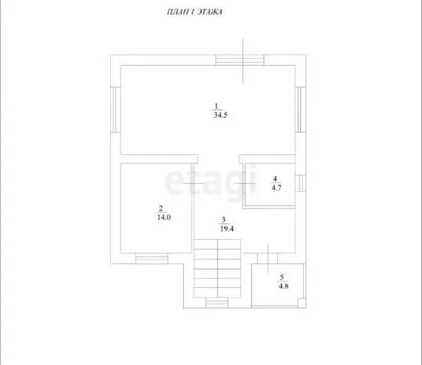 Дом в село Кощаково, Ясная улица (149.9 м) - Фото 1