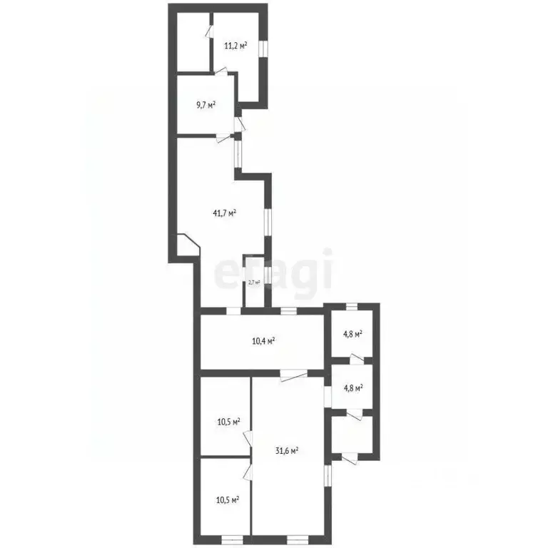 Дом в Челябинская область, Троицк Вокзальная ул., 42 (169 м) - Фото 2