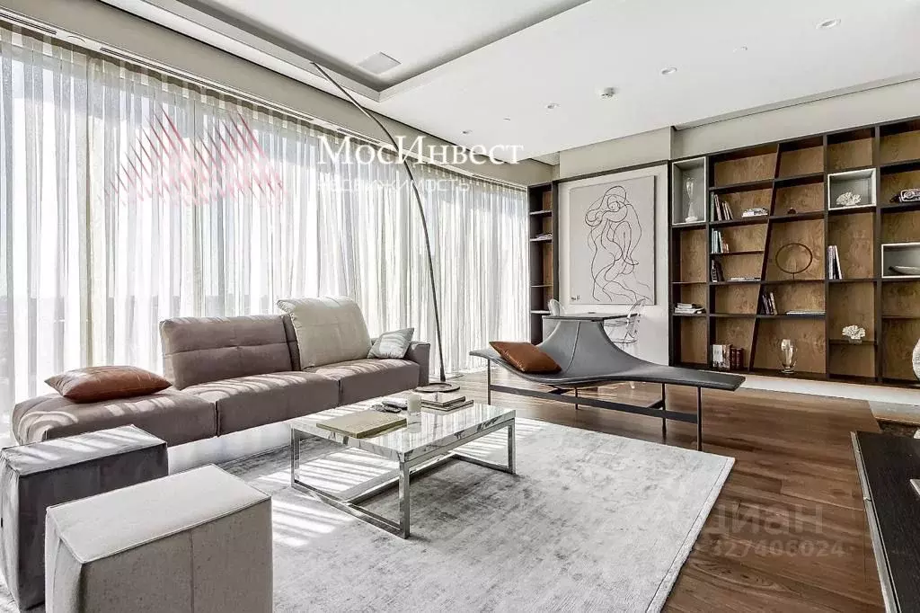 2-к кв. Москва 1-й Красногвардейский проезд, 21с2 (90.7 м) - Фото 2