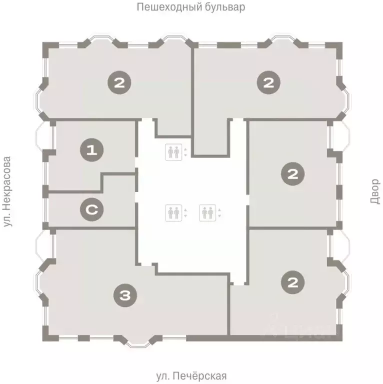 2-к кв. Свердловская область, Екатеринбург Вокзальный жилрайон, ул. ... - Фото 2